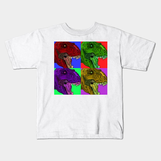 Pop Rex Kids T-Shirt by SimplyMrHill